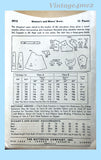 Butterick 3912: 1940s Uncut Misses Street Dress Sz 36 B Vintage Sewing Pattern