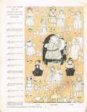 Butterick 416: 1920s Rare 14 Inch Little Girl Doll Clothes Set Vintage Sewing Pattern