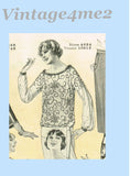Butterick 4624: 1920s Misses Post Edwardian Blouse 34B Vintage Sewing Pattern