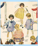 Butterick 4764: 1920s Rare Little Girls Party Dress Sz 7 Vintage Sewing Pattern
