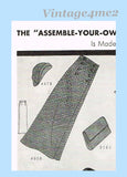Butterick 4908: 1930s Misses Wrap Around Skirt Sz 39 Hip Vintage Sewing Pattern