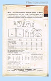 Butterick 5616: 1950s Little Girls Jumper Dress & Blouse Vintage Sewing Pattern