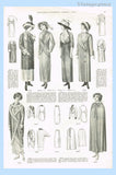 Butterick 5758: 1910s Stunning Misses WWI Coat Size 36 B Vintage Sewing Pattern