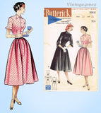 Butterick 5900: 1950s Misses Susie Stephens Dress Sz 33 B Vintage Sewing Pattern
