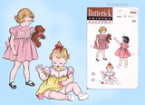 Butterick 5962: 1950s Adorable Toddler Girls Dress Sz1 Vintage Sewing Pattern