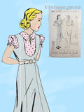 1930s Vintage Butterick Sewing Pattern 6631 Uncut Girls Jumper Dress & Blouse 10