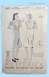 1930s Vintage Butterick Sewing Pattern 6631 Uncut Girls Jumper Dress & Blouse 10
