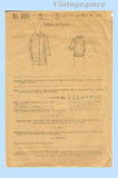 Butterick 6833: 1910s Stunning Misses WWI Blouse Size 36 B Vintage Sewing Pattern