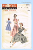 Butterick 6946: 1950s Misses Cocktail Dress Size 36 B Vintage Sewing Pattern