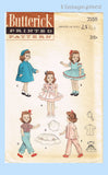 1950s Vintage Butterick Sewing Pattern 7155 21 Inch Toni Doll Clothes Set