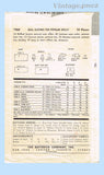 1950s Vintage Butterick Sewing Pattern 7565 Cute 21 Inch Little Girl Doll Clothes Set