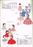 1950s Original Vintage Butterick Pattern 7971 Littlest Angel 11 inch Doll Clothes