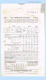1950s Vintage Butterick Sewing Pattern 8283 Cute Toddler Girls Dress Size 3