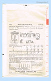 Butterick 9032: 1960s Lovely Misses Day Dress Sz 36 Bust Vintage Sewing Pattern