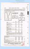 Butterick 9579: 1960s Cute Easy Misses Cobbler Apron Size MED Vintage Sewing Pattern