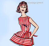Butterick 9579: 1960s Cute Easy Misses Cobbler Apron Size MED Vintage Sewing Pattern
