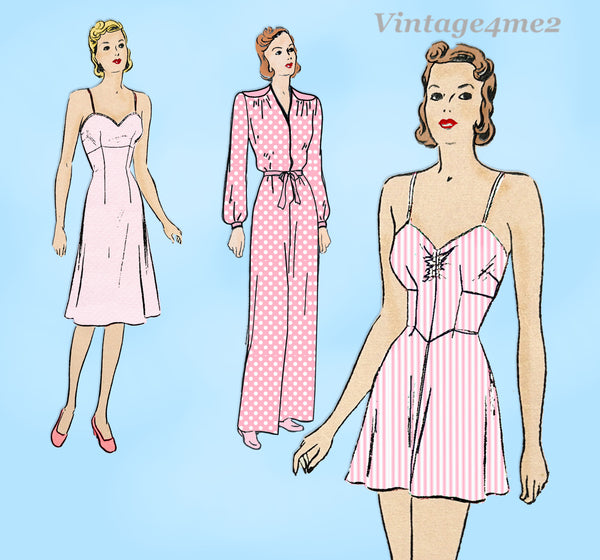 1940s Vintage Singer Manikin Doll Clothes Sewing Pattern 3 Rare Butterick Designs Set 2