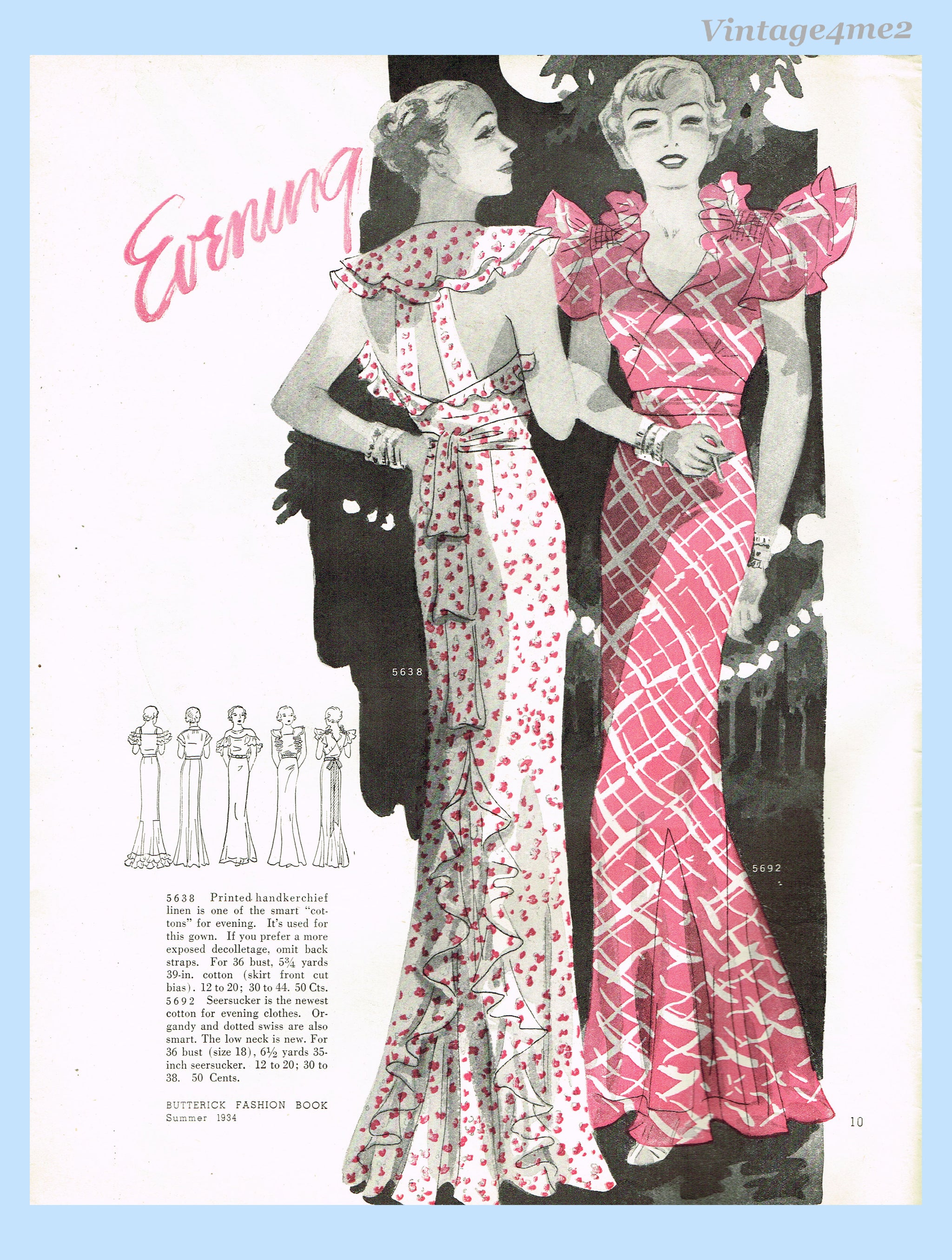 Butterick 1930s Afternoon Dress One Pattern, 120 Years: Adapting Butterick  6093 For Regency, Teens