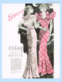 1930s Vintage Butterick Pattern Book Summer 1934 Catalog 50 Pages Gowns Dresses