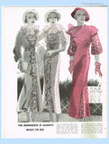 1930s Vintage Butterick Pattern Book Summer 1934 Catalog 50 Pages Gowns Dresses