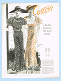 1930s Vintage Butterick Pattern Book Summer 1934 Catalog 50 Pages Gowns Dresses