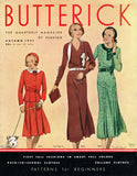 1930s Digital Download Butterick Quarterly Catalog Fall 1931 Magazine Pattern Book