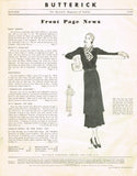1930s Digital Download Butterick Quarterly Catalog Fall 1931 Magazine Pattern Book