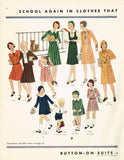 1930s Digital Download Butterick Quarterly Catalog Fall 1931 Magazine Pattern Book