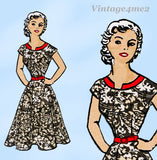 Clotilde 3126: 1950s Uncut Misses Dress & Jacket 36 B Vintage Sewing Pattern