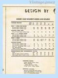 Clotilde 3126: 1950s Uncut Misses Dress & Jacket 36 B Vintage Sewing Pattern