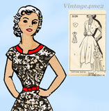 Clotilde 3126: 1950s Uncut Misses Dress & Jacket 36 B Vintage Sewing Pattern