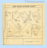 Clotilde 3145: 1950s Uncut Plus Size Sun Dress 45 B Vintage Sewing Pattern