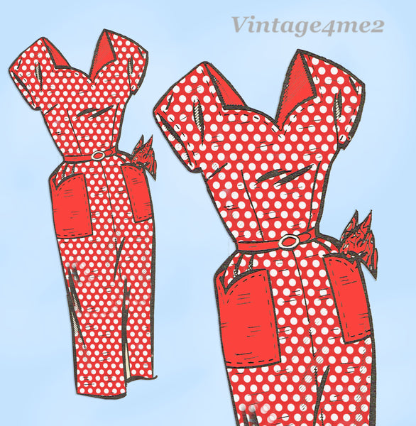 Clotilde 3152: 1950s Uncut Misses Sweetheart Dress 36 B Vintage Sewing Pattern
