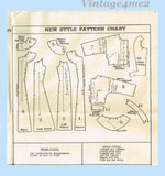 Clotilde 3239: 1950s Uncut Misses Sleeveless Dress 36 B Vintage Sewing Pattern