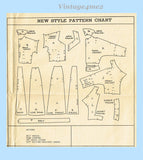 1950s Vintage Clotilde Sewing Pattern 3247 Uncut Misses Dress & Jacket 45 B