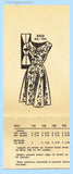 Clotilde 3252: 1950s Uncut Plus Size Day Dress Sz 45 B Vintage Sewing Pattern