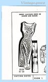 Clotilde 3116: 1950s Uncut Misses Sheath Dress Sz 36 B Vintage Sewing Pattern