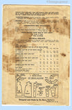 Du Barry Pattern 1943B Envelope Back