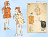 1930s Vintage Du Barry Sewing Pattern 706A Cute Little Girls Bloomer Dress Size 8