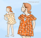 1930s Vintage Du Barry Sewing Pattern 706A Cute Little Girls Bloomer Dress Size 8