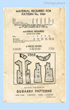 1930s Vintage Du Barry Sewing Pattern 936B Cute Toddler Girls Dress Size 6