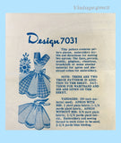 1940s Vintage Mail Order Sewing Pattern 7031 Uncut Misses Flared Apron Fits All