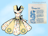1940s Vintage Mail Order Sewing Pattern 7031 Uncut Misses Flared Apron Fits All