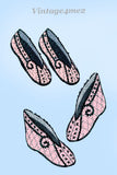 1950s Vintage Design Mail Order Sewing Pattern 944 Uncut Misses Slippers Fits All