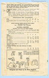 Du Barry 2531: 1940s WWII Girls Sweetheart Dress Sz 8 Vintage Sewing Pattern