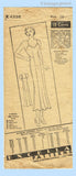 Excella E-4338: 1930s Stunning Misses Slip Size 36 Bust Vintage Sewing Pattern