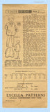 Excella E2072: 1920s Darling Baby Boys Bubble Romper Sz 2 Vintage Sewing Pattern