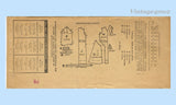 Excella 2471: 1920s Misses Flapper Dress Size 34 Bust Vintage Sewing Pattern