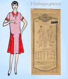Excella 2471: 1920s Misses Flapper Dress Size 34 Bust Vintage Sewing Pattern