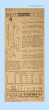 Excella 2724: 1920s Misses Flapper Dress Size 34 Bust Vintage Sewing Pattern